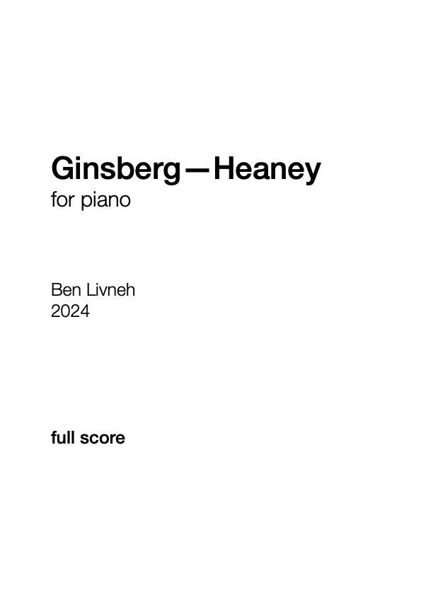 Ginsbergy/Heaney score thumbnail