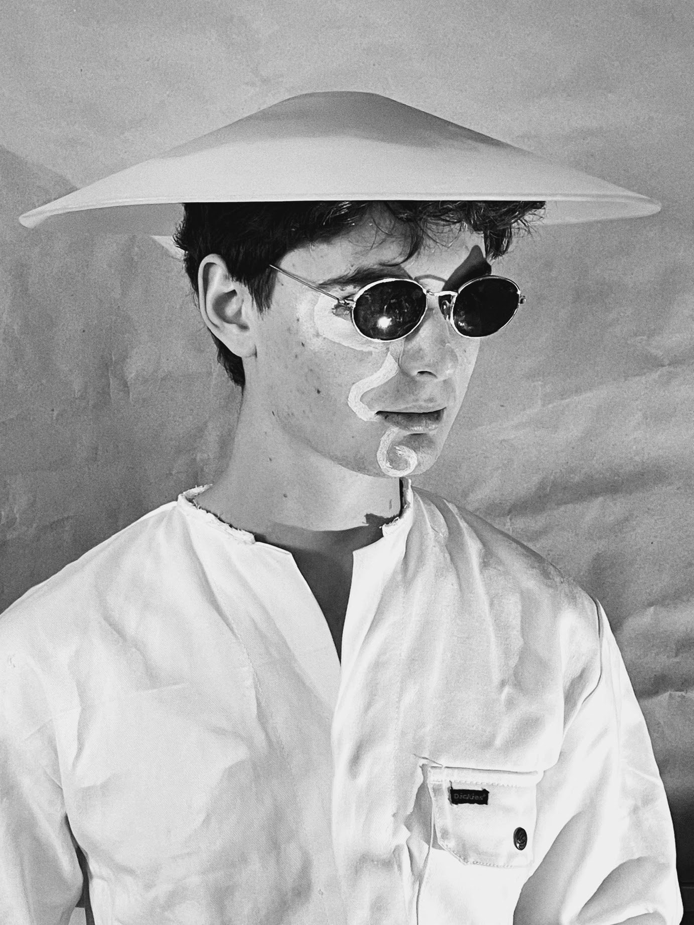 Ben Livneh wearing funky hat